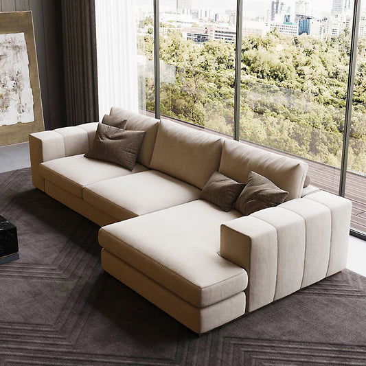 Tufted Model L-Shape Sofa