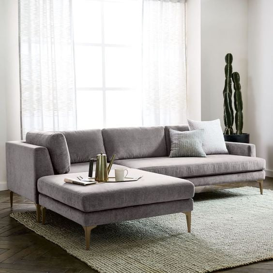 Tufted Model L-Shape Sofa