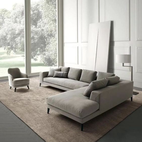 Tufted Model L-Shape Sofa