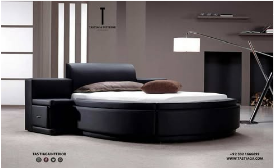 Pearl Round Storage Bed